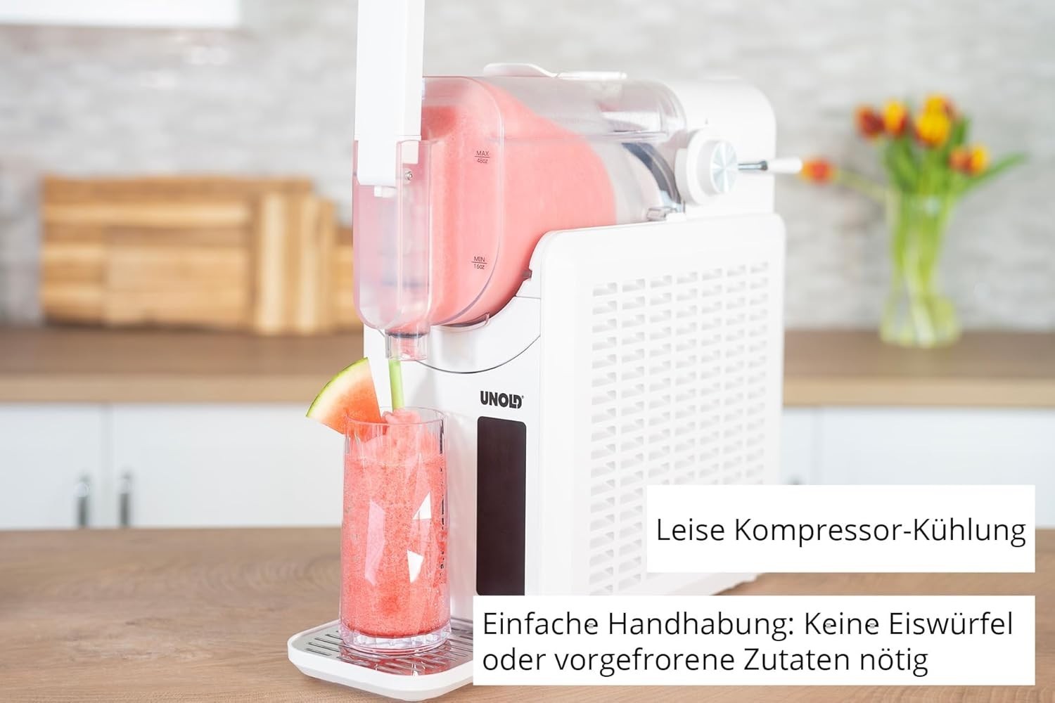 Professional Slush Machine 2L Frozen Drink Maker Self Cooling No Ice Needed