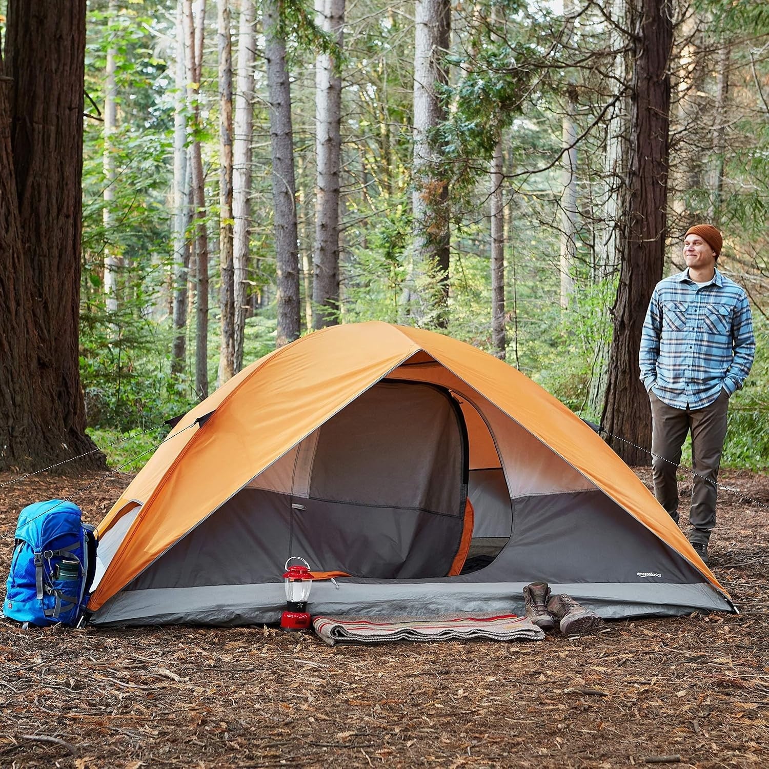 4 Person Dome Camping Tent Waterproof 3 Season Easy Setup