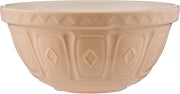 6L Cream Mixing Bowl 33cm Earthenware Classic Kitchen Bakeware