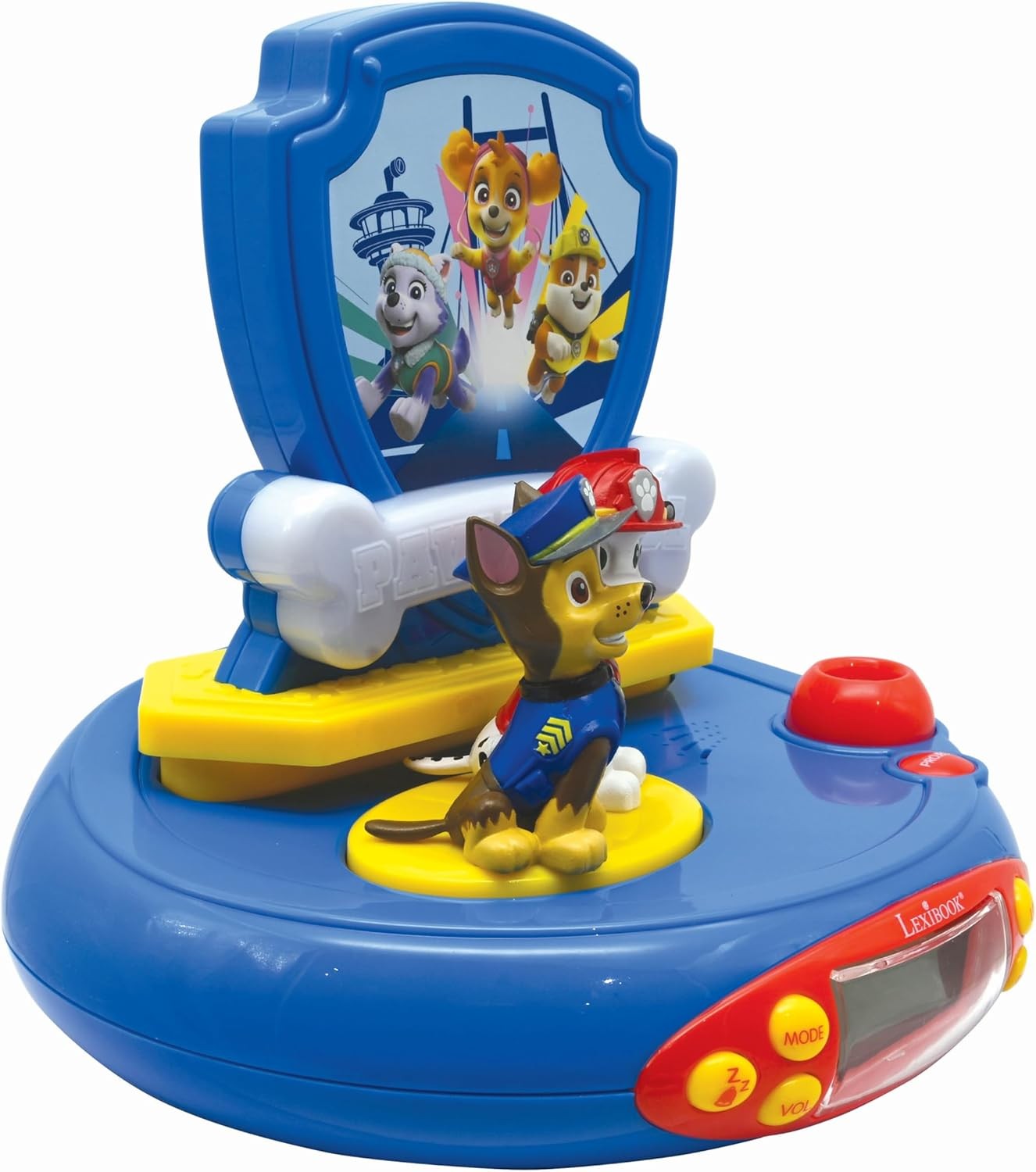 Kids Projector Alarm Clock Night Light Ceiling Time Display Blue
