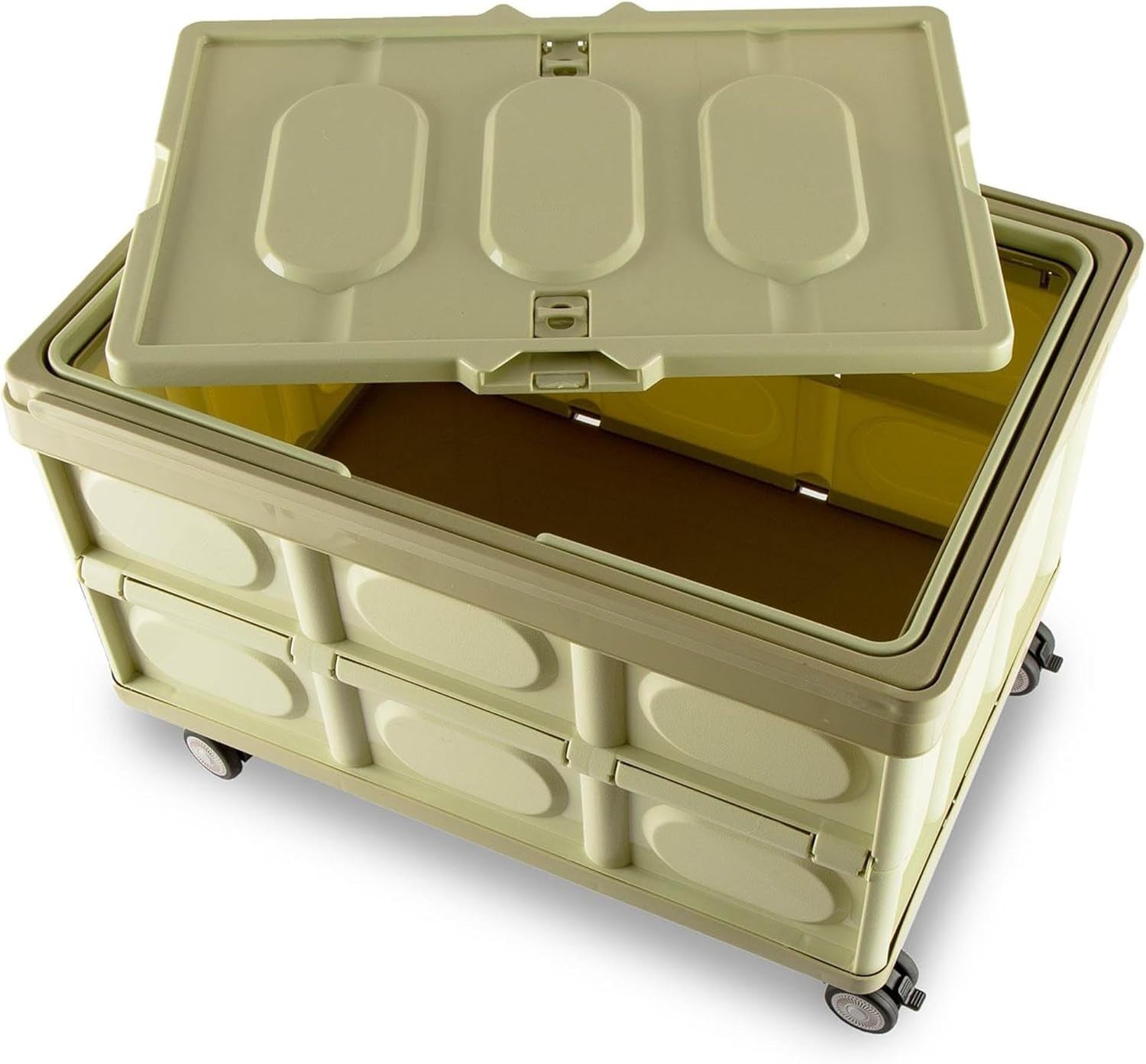 65L Foldable Trolley Cart – Portable Crafting, Camping & Shopping Wagon