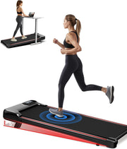 5% Incline Under-Desk Walking Pad 2.5HP, Compact Foldable Treadmill Home Office