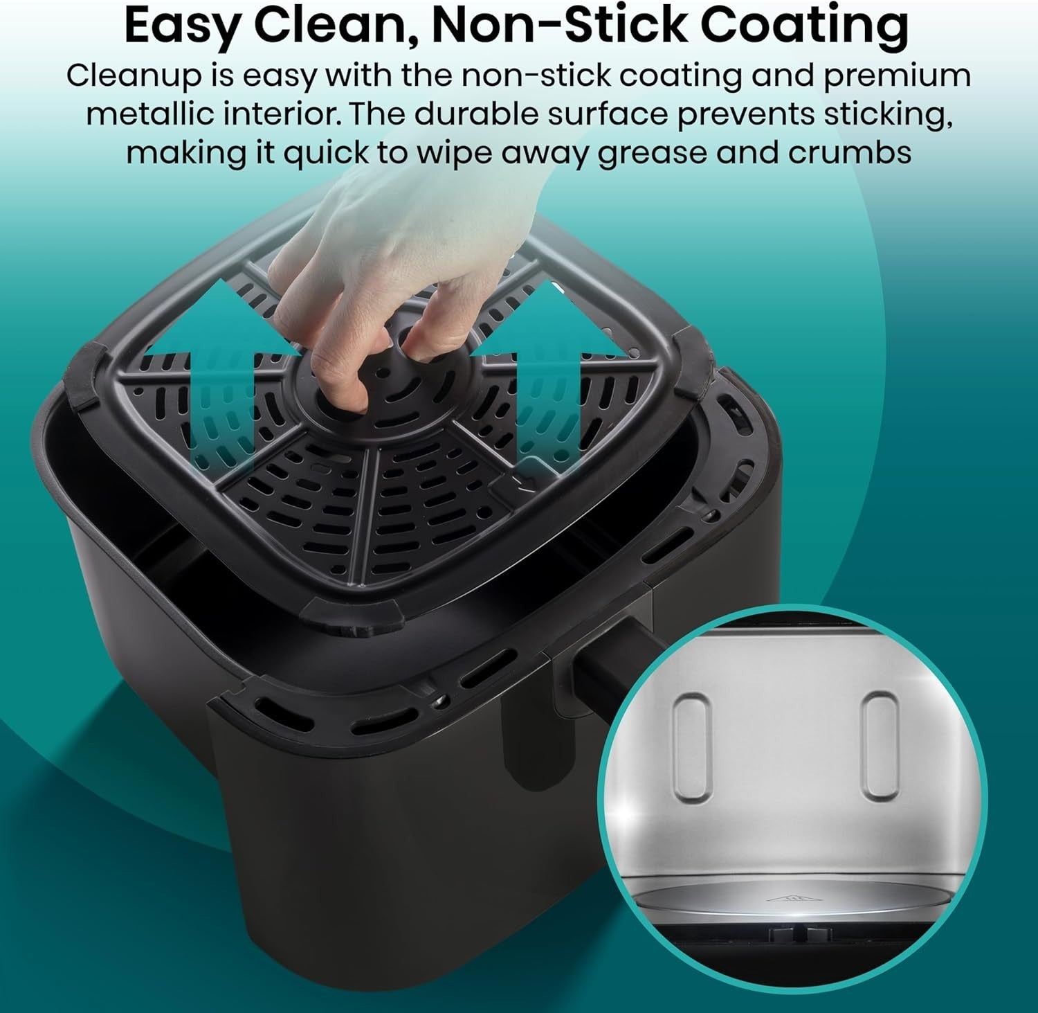 Large Air Fryer 6.3L | 10-in-1 Touch Display Fast Double Heat Healthy Cooker