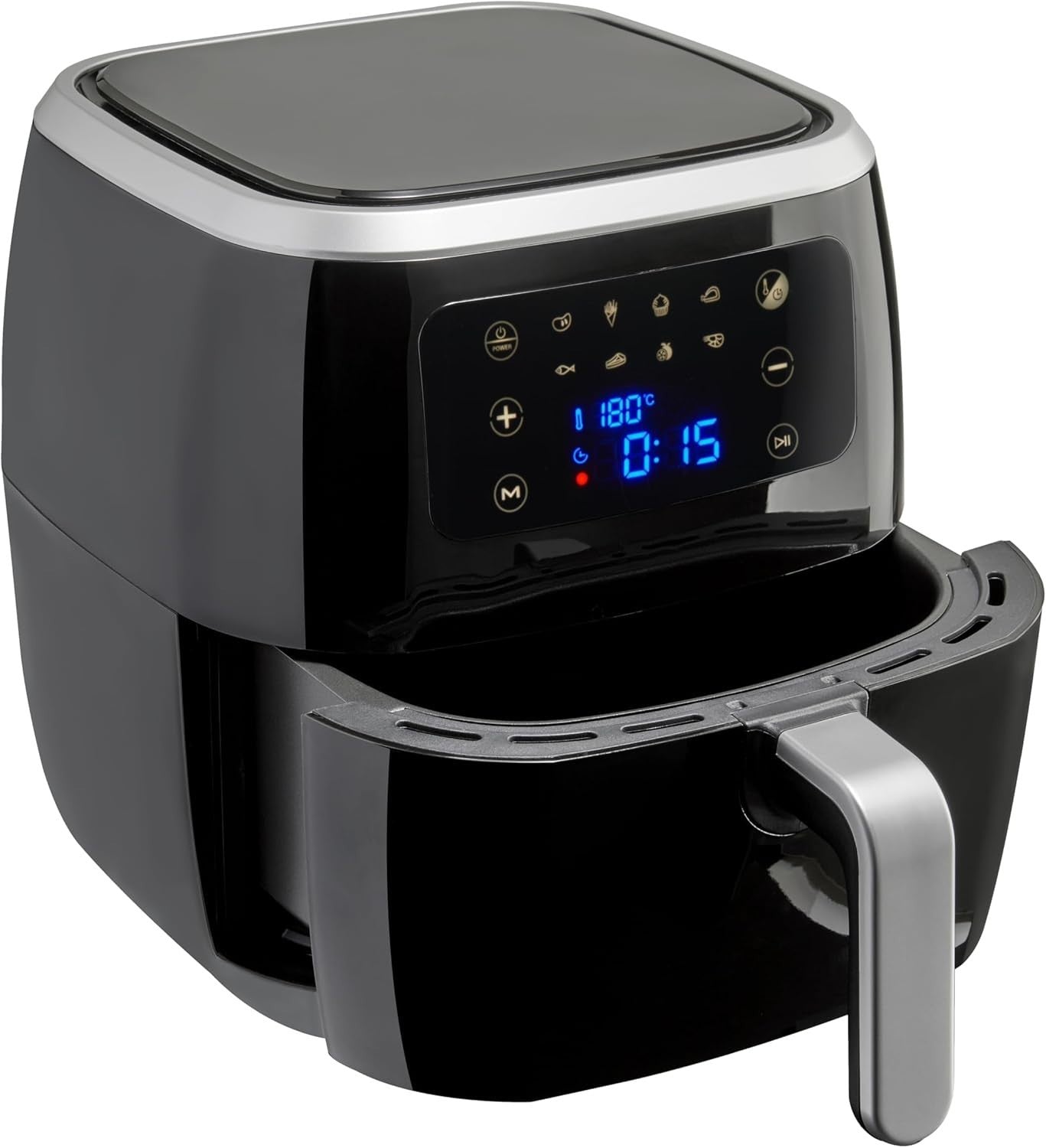 6L Digital Air Fryer | Touchscreen | 8 Presets | No-Oil Cooking