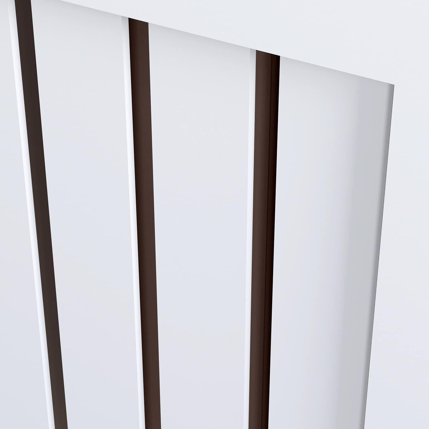 Modern Radiator Cover Cabinet White Slat MDF Medium Heater Shelf Unit