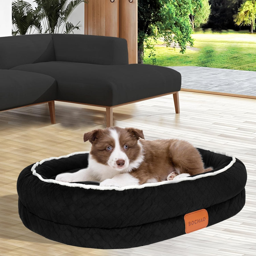 Orthopedic Memory Foam Dog Bed 90x70cm Washable