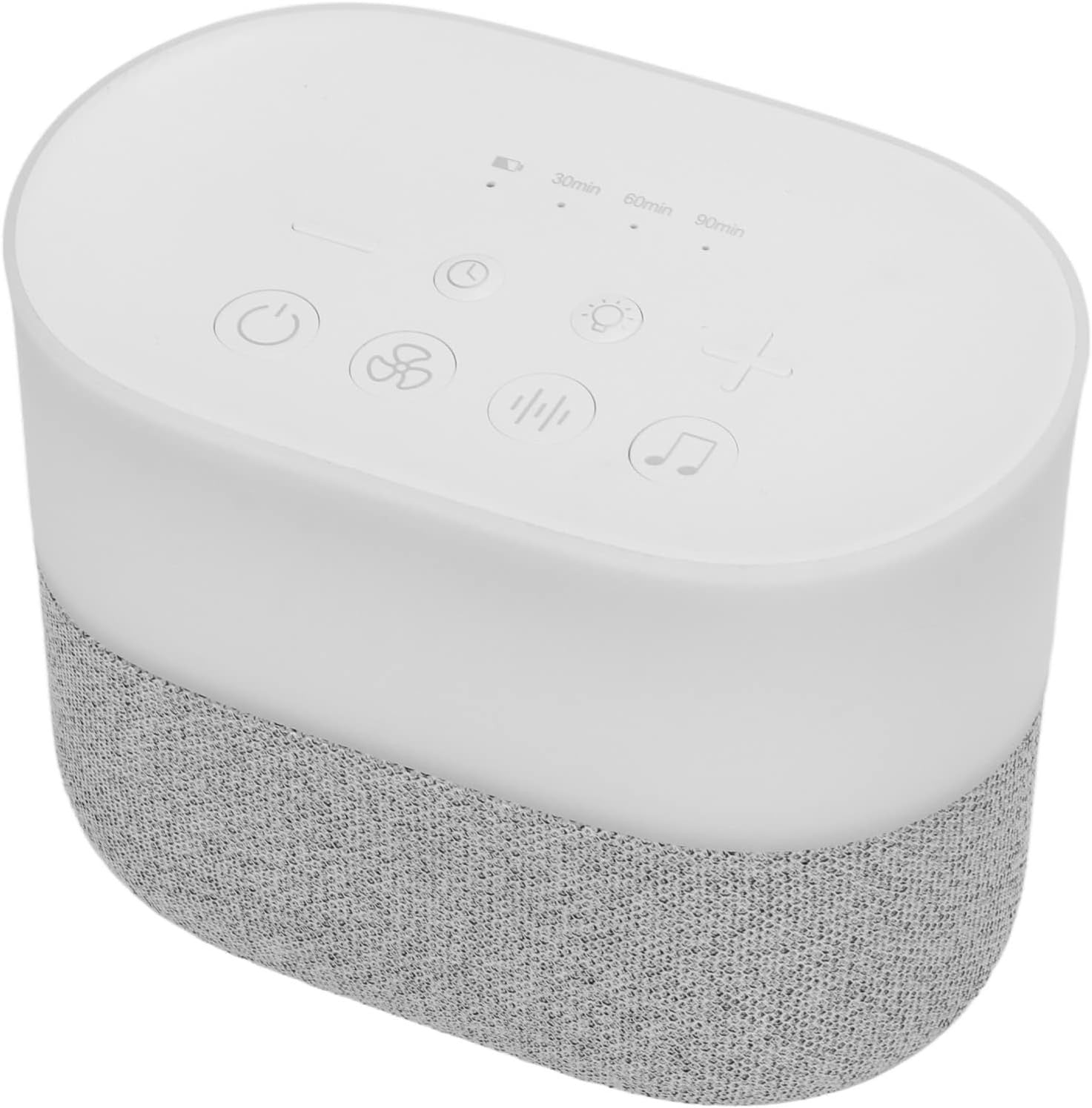 Portable White Noise Machine – 26 Soothing Sounds, Night Light, Travel