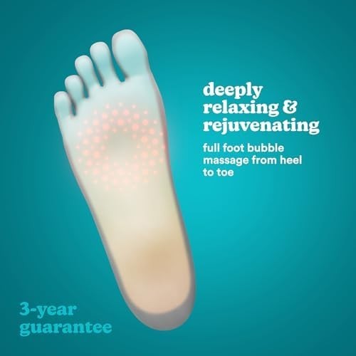 Heated Foot Spa Massager with Bubbles & Acu-Node Massage for Pain Relief
