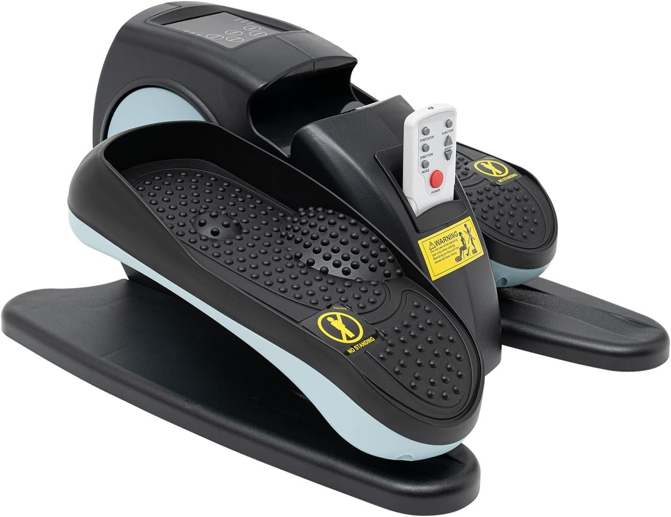 Under Desk Electric Elliptical Leg Exerciser Quiet Remote LCD Pedal