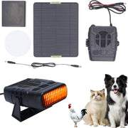 Solar Heater for Greenhouse Chicken Coop Portable Pet Heater