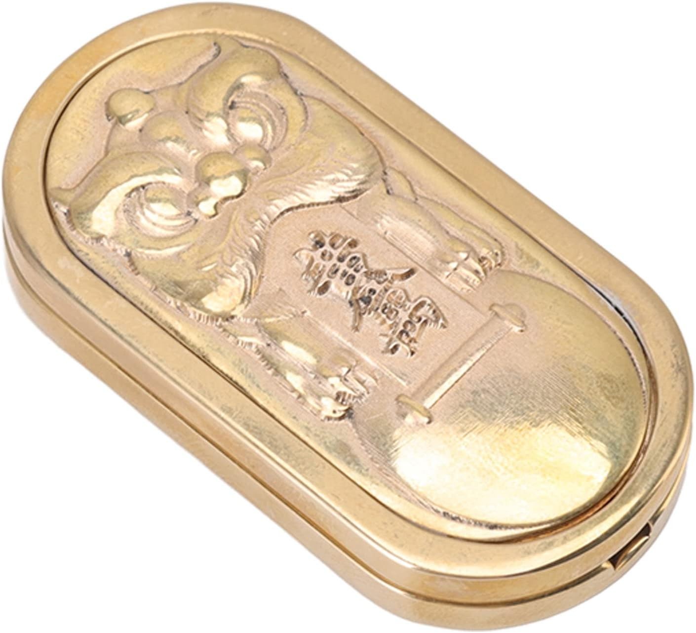 Solid Copper Magnetic Fidget Slider Stress Relief ADHD Office Desk Toy