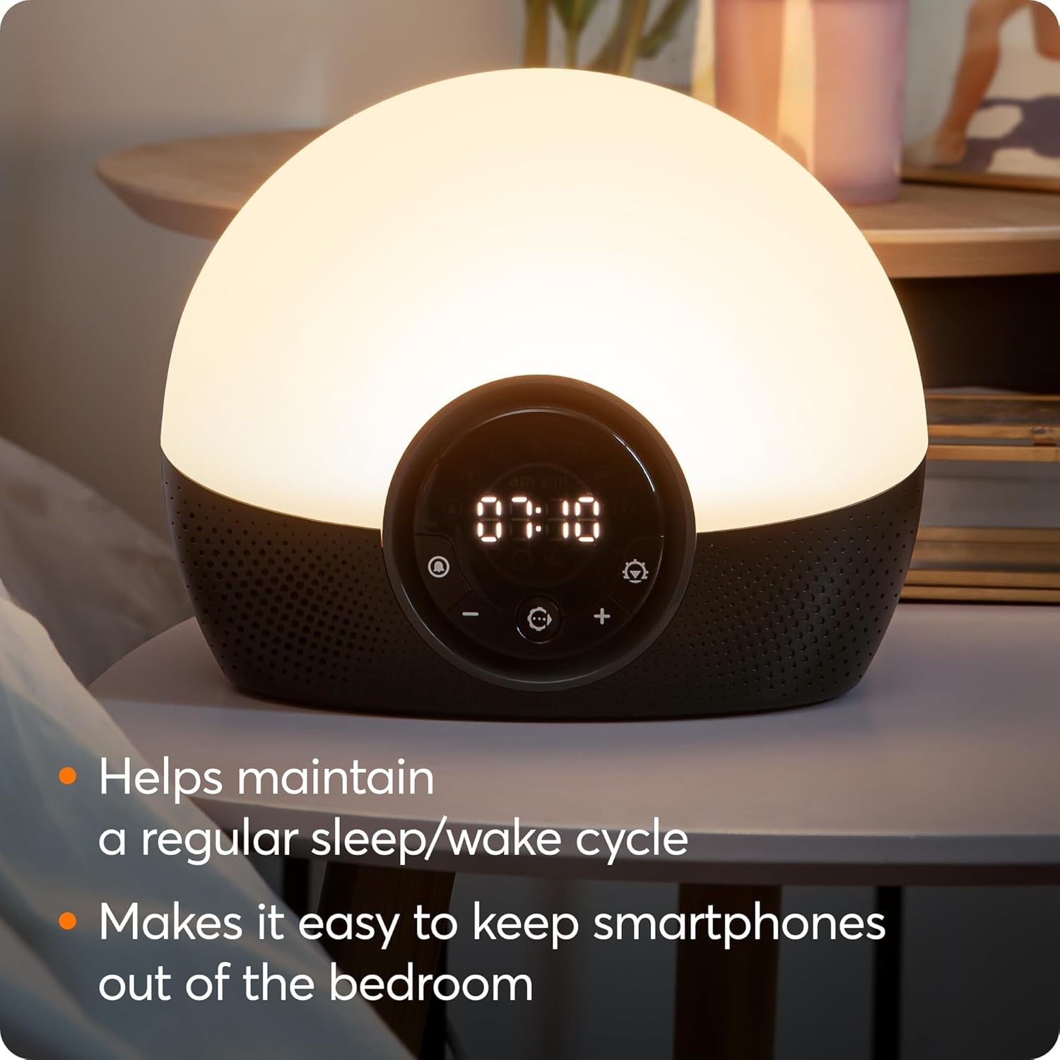 Sunrise Wake Up Light Alarm Clock Sleep Sounds Sunset Lamp Bedside