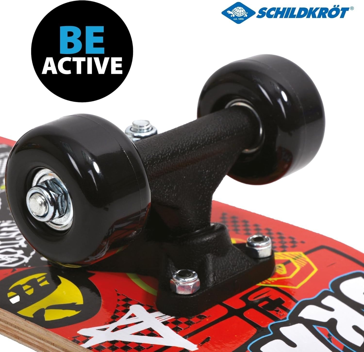 17" Mini Skateboard Kids Beginner Cruiser Wood Deck Double Kick Grip Tape