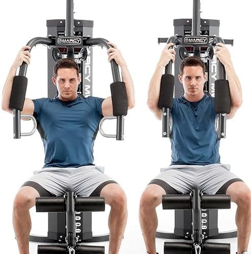 Multifunctional Home Gym Station Weight Stack Ab Crunch Strength Machine