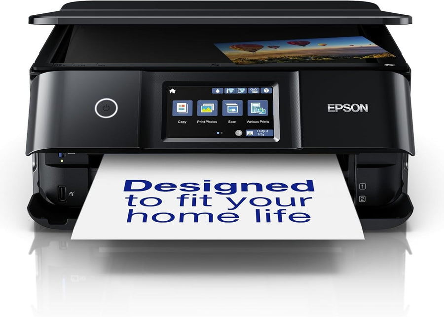 Wireless A4 Photo Printer XP-8700 6-Color Ink Duplex Touchscreen Black