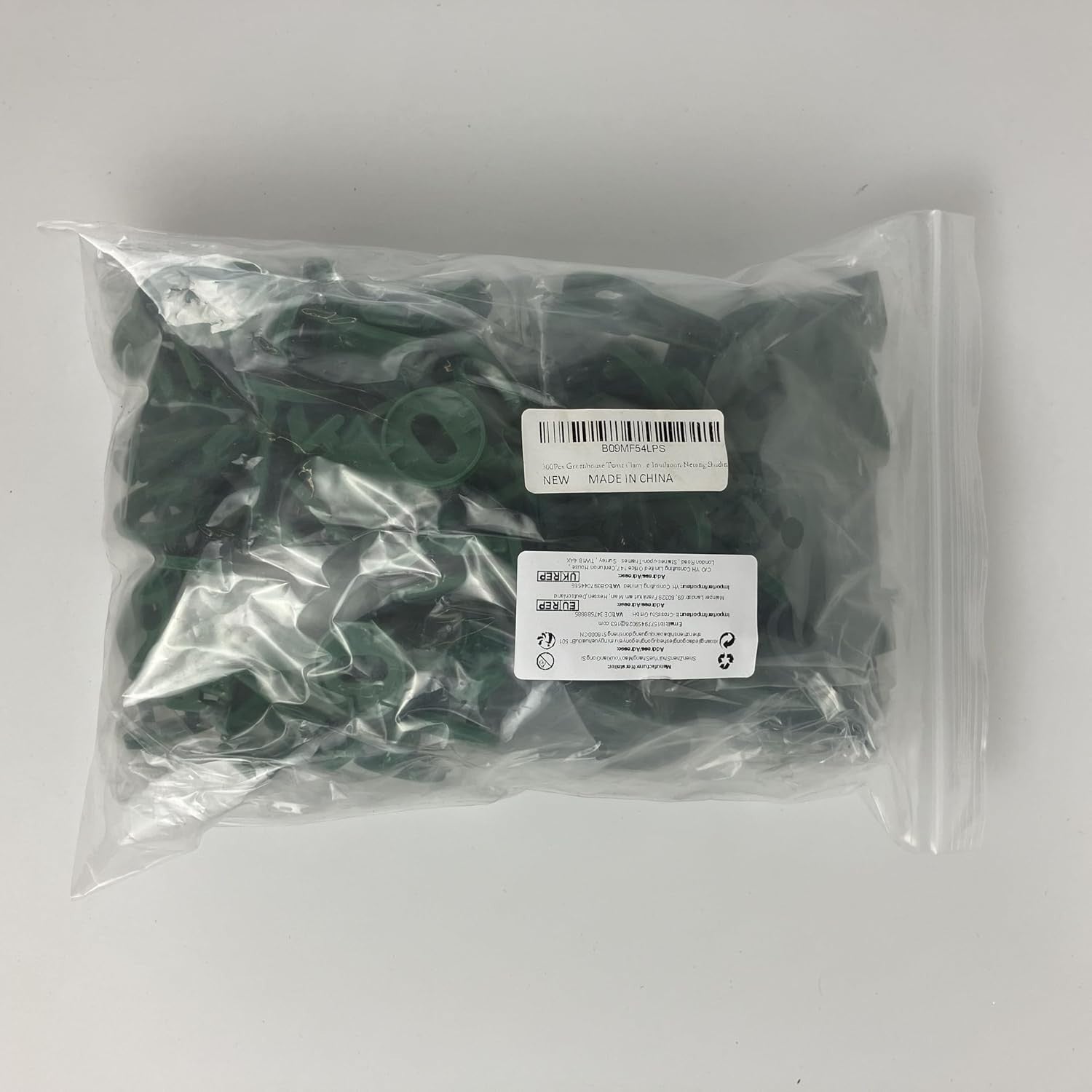 300pcs Greenhouse Clips & Accessories Kit for Film Netting & Shade Cover