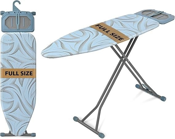 Ironing Board 115x38cm Adjustable Height Foldable Iron Rest