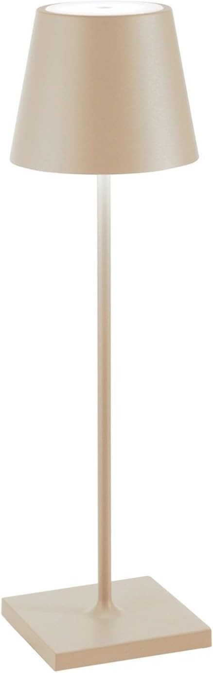 Rechargeable Cordless Table Lamp with Touch Dimmer, Outdoor Use, 38cm