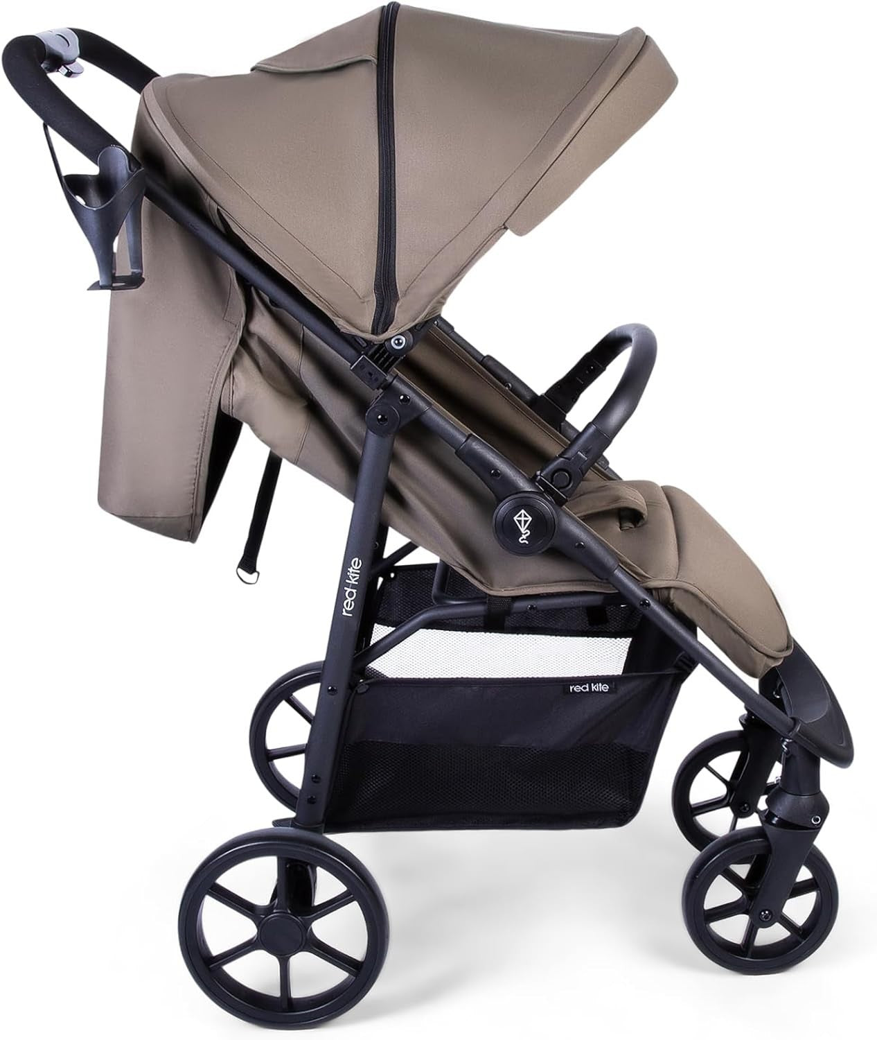 Red Kite Push Me Urbana Stroller Khaki Jogging Pram for Newborns