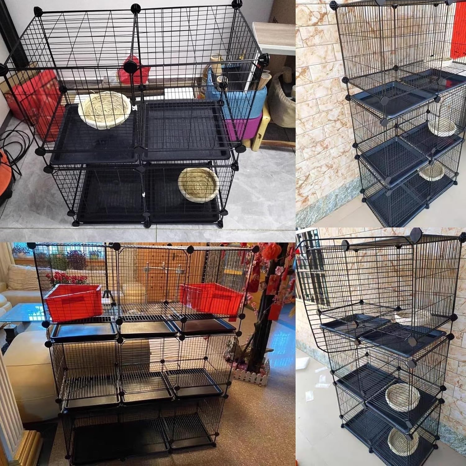 Large Chicken Coop Run 8-10 Chickens Predator Proof Tray