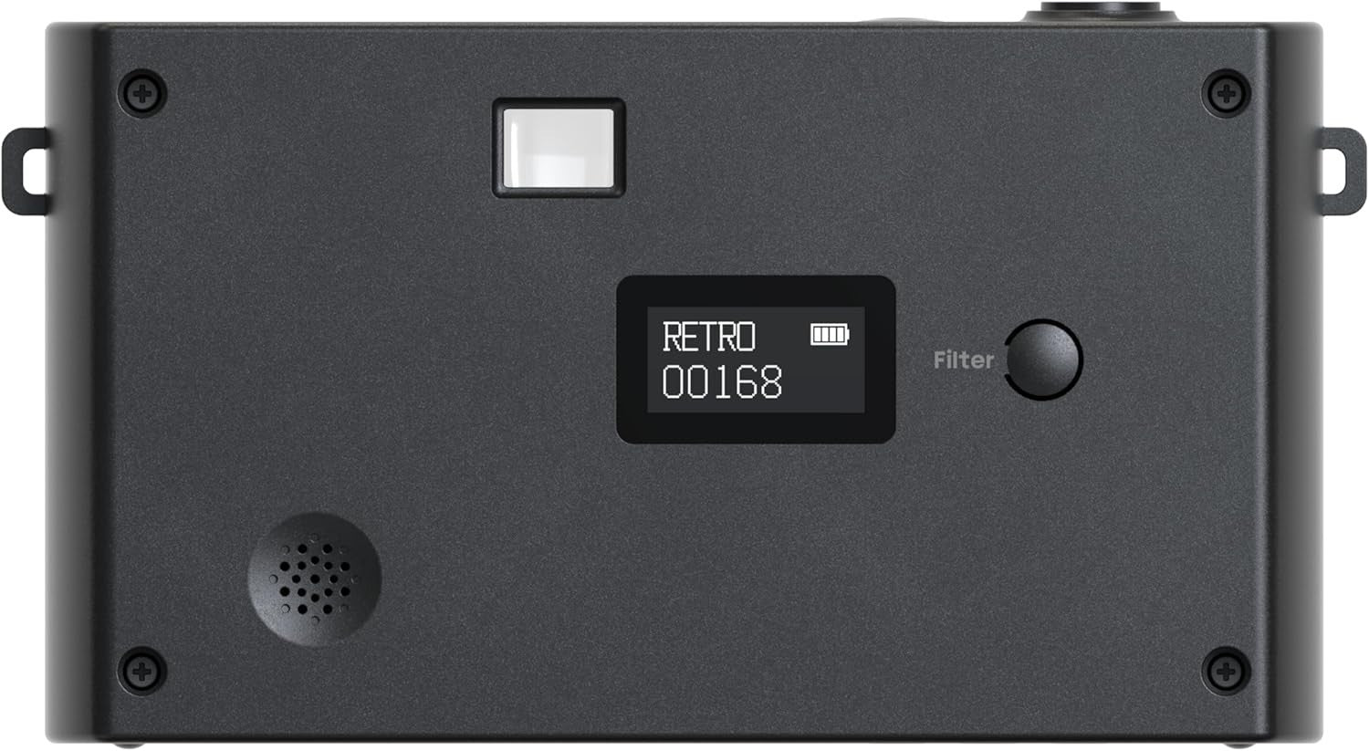 Screen-Free Digital Camera Reusable Point Shoot Camera Black 4GB