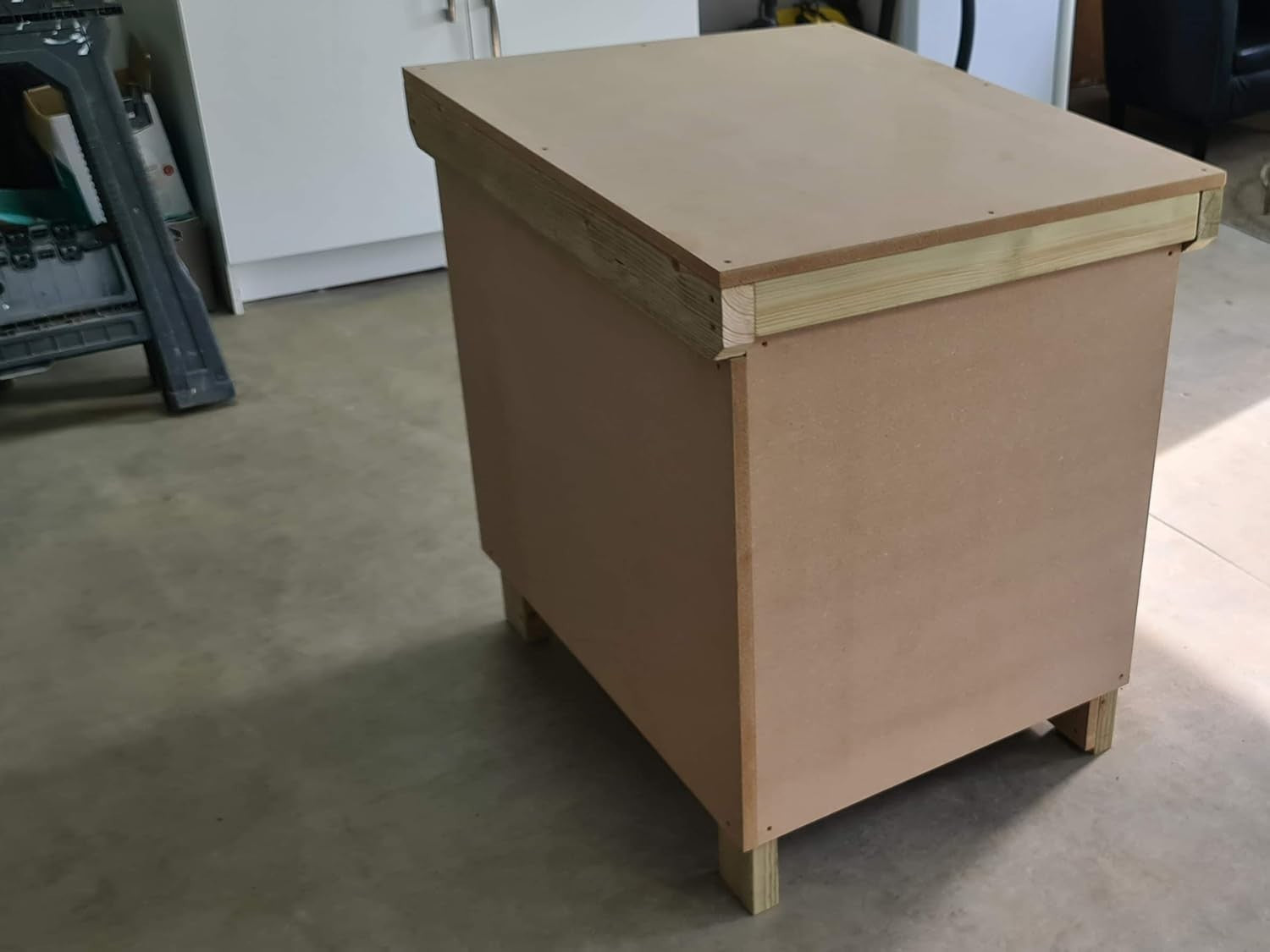 3ft Heavy Duty Wooden Workbench Tool Cabinet – 18mm MDF Top & Drawers