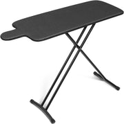 Compact Folding Ironing Board 109x38cm Black Heat Resistant Thick Pad
