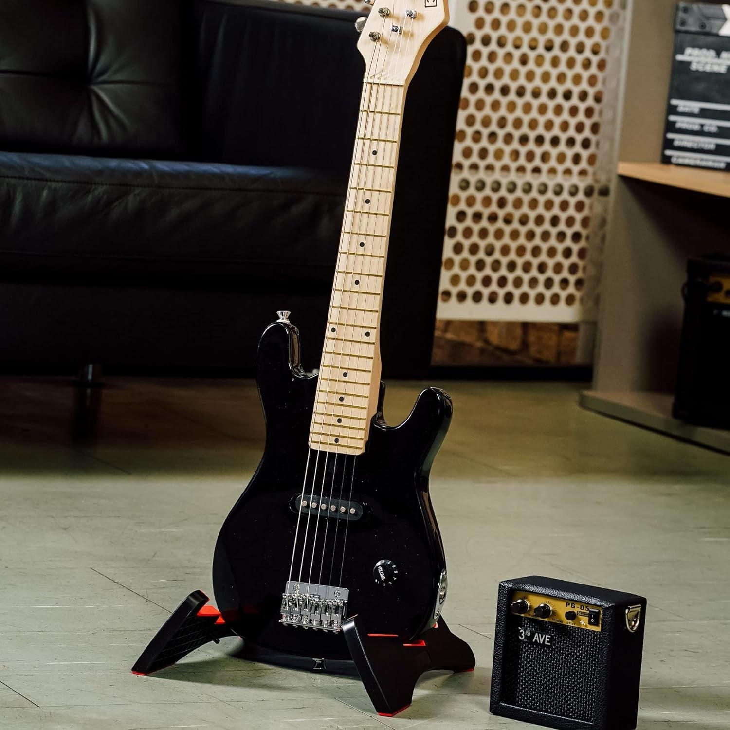 Kids 1/4 Size Electric Guitar Starter Kit with Amp & Accessories