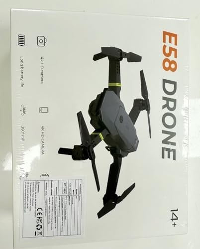 Foldable 4K HD Camera Drone with 3 Batteries, Altitude Hold & 3D Flip