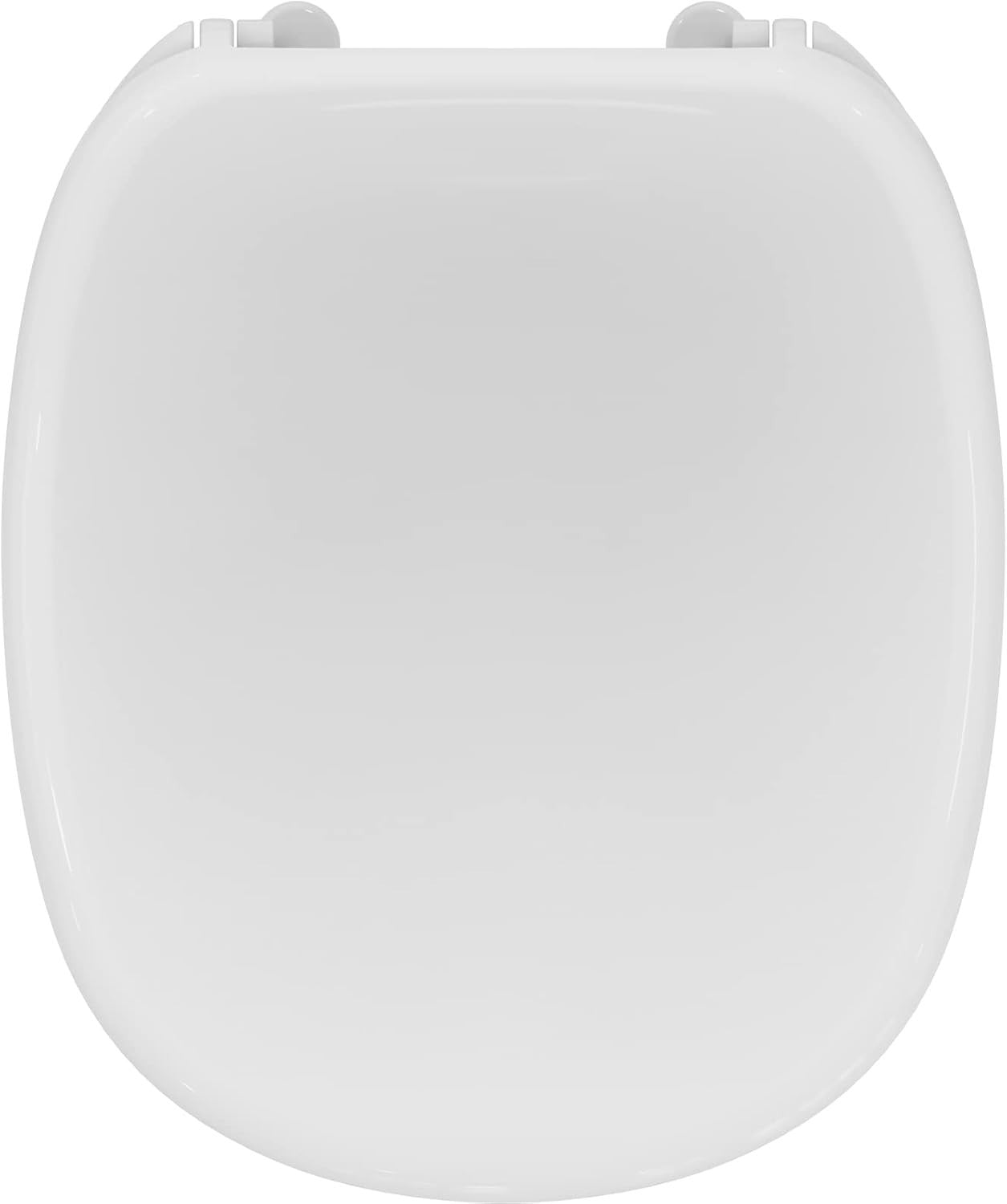 Kimera U-Shape Toilet Seat White Stainless Steel Hinges Durable