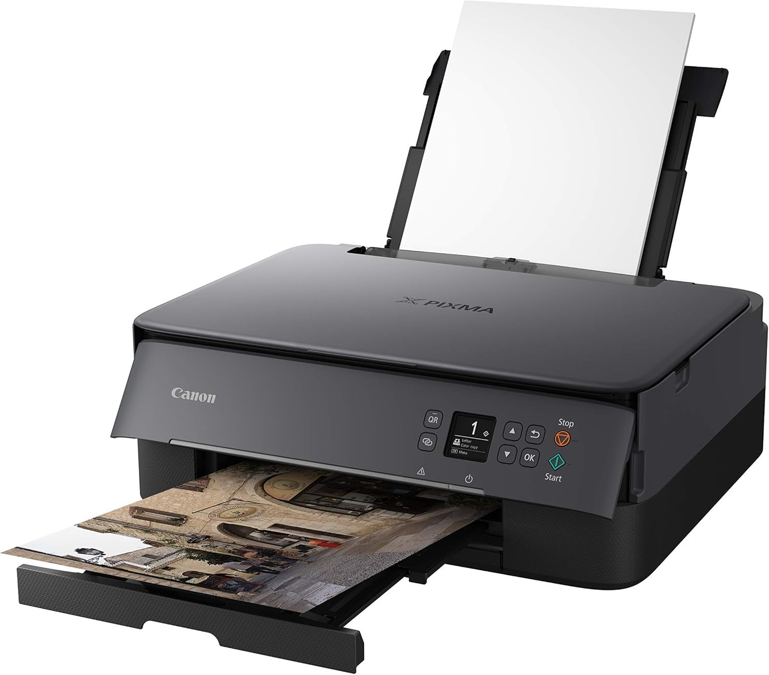 Wireless Printer | Colour & B/W, Duplex, Cloud Print, Compact Black