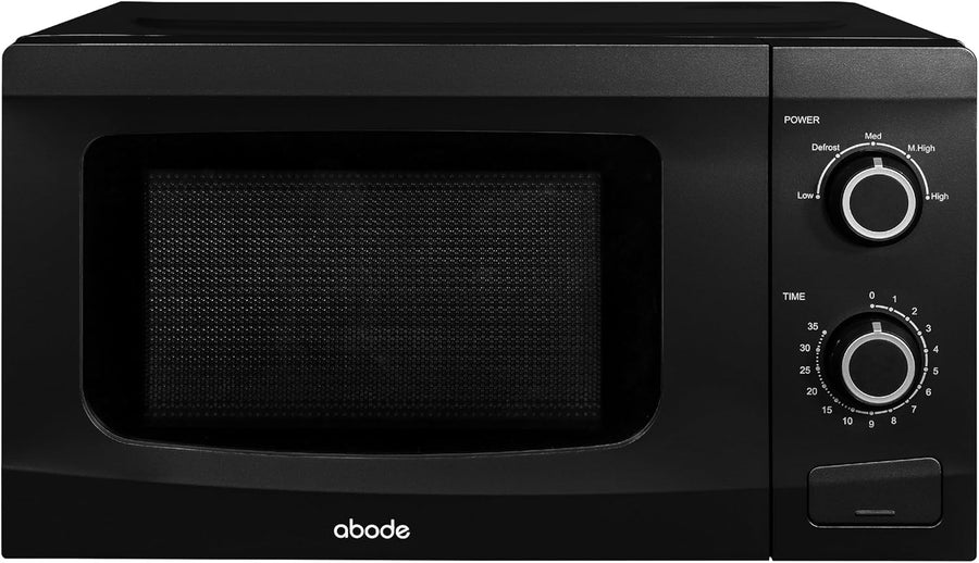 20L Microwave 700W Manual 5 Power Levels Defrost Black