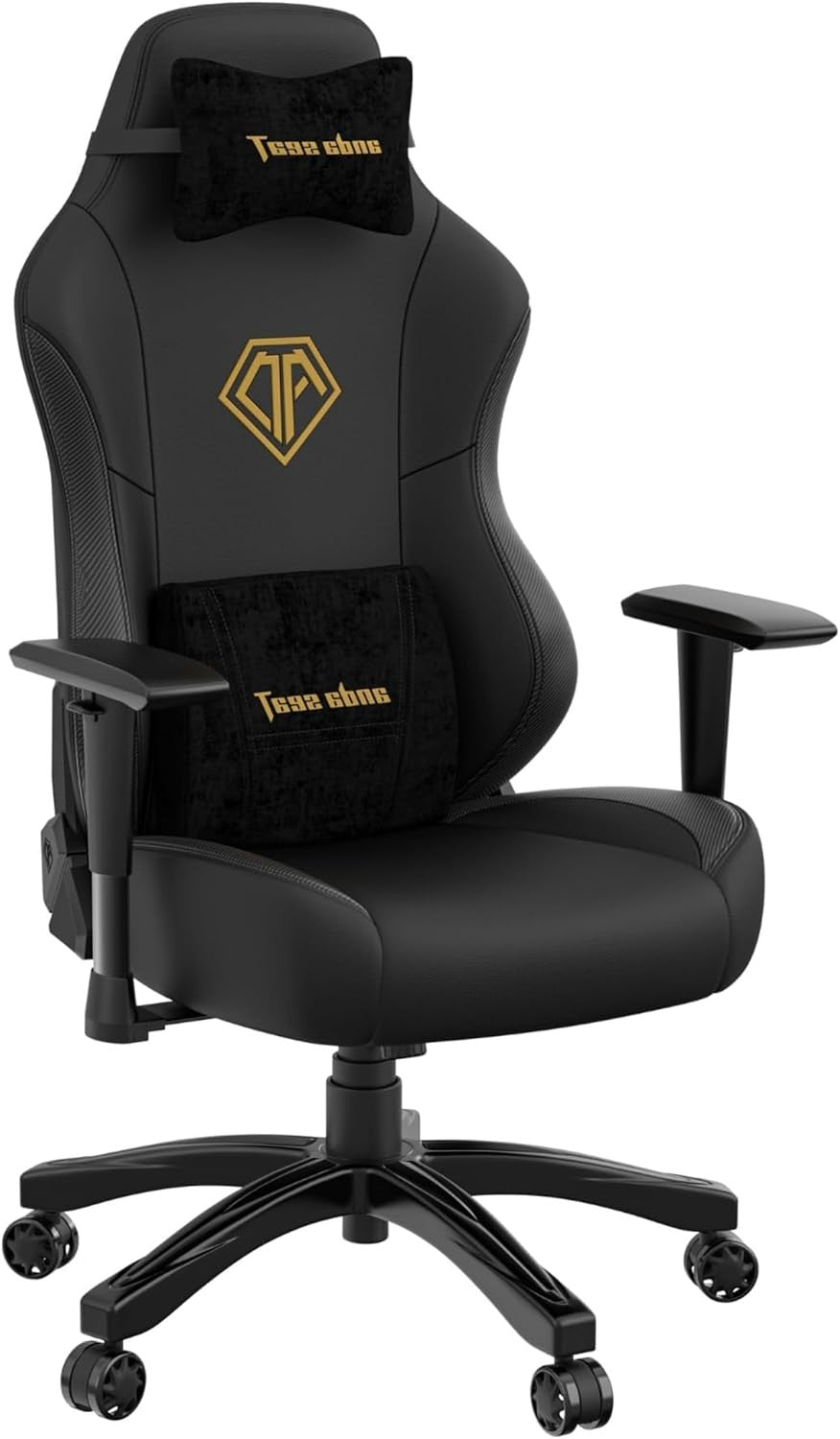 Reclining Gaming Chair Ergonomic Office Seat w/ Lumbar Support