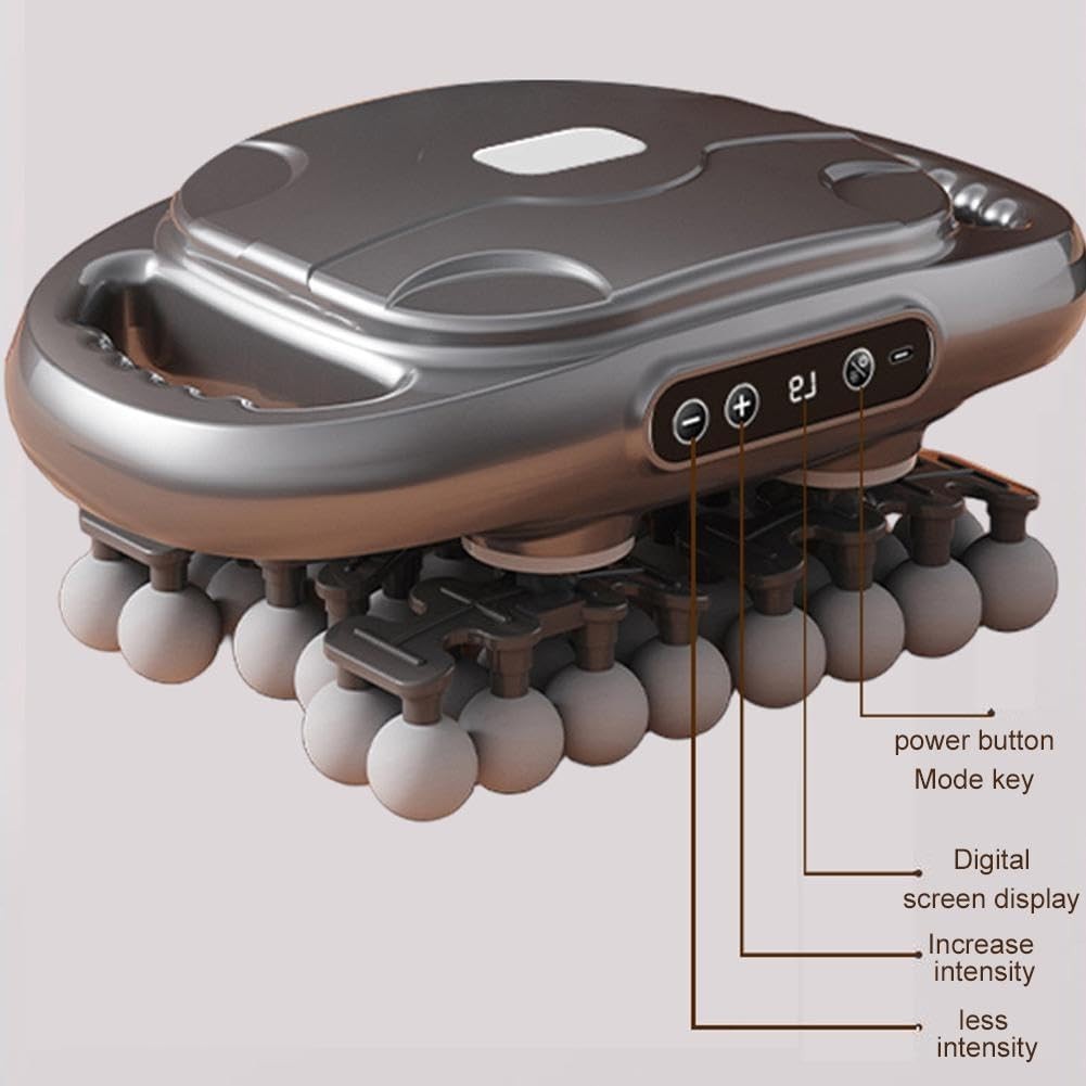 Deep Tissue Massage Gun 22 Heads Full Body Muscle Pain Relief Electric Massager