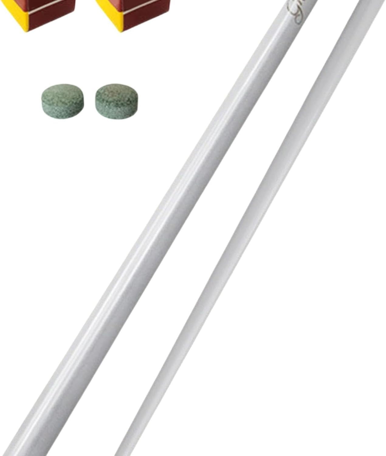 Carbon Fiber Snooker Cue 57in 9.5mm Tip 1/2 Split Starter Set