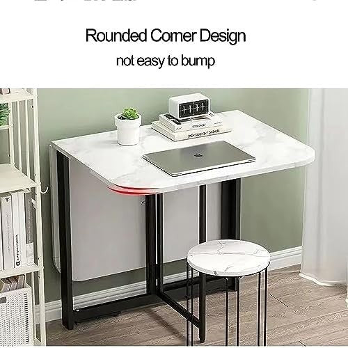 Space-Saving Foldable Drop Leaf Table for Kitchen & Living Room 3 Forms