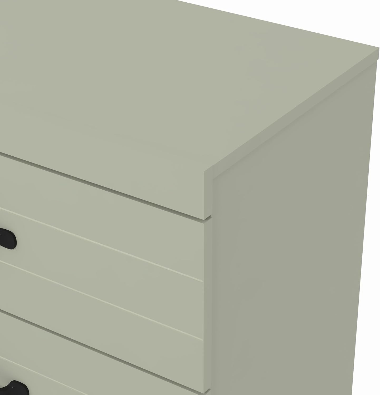 Sage Green 6 Drawer Chest, Wide Storage Unit for Bedroom or Hallway