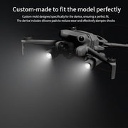 Drone Dual Searchlight for Mini 4 Pro – 360° Rotating Night Light, 4 Modes