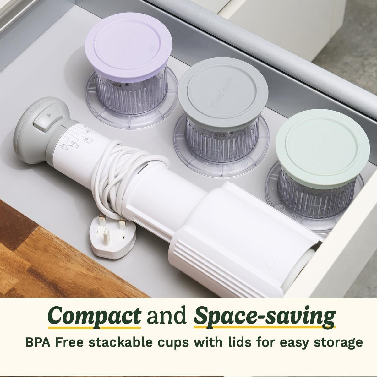 Frozen Dessert Maker Ice Cream Slushie Milkshake Machine with 3 Cups
