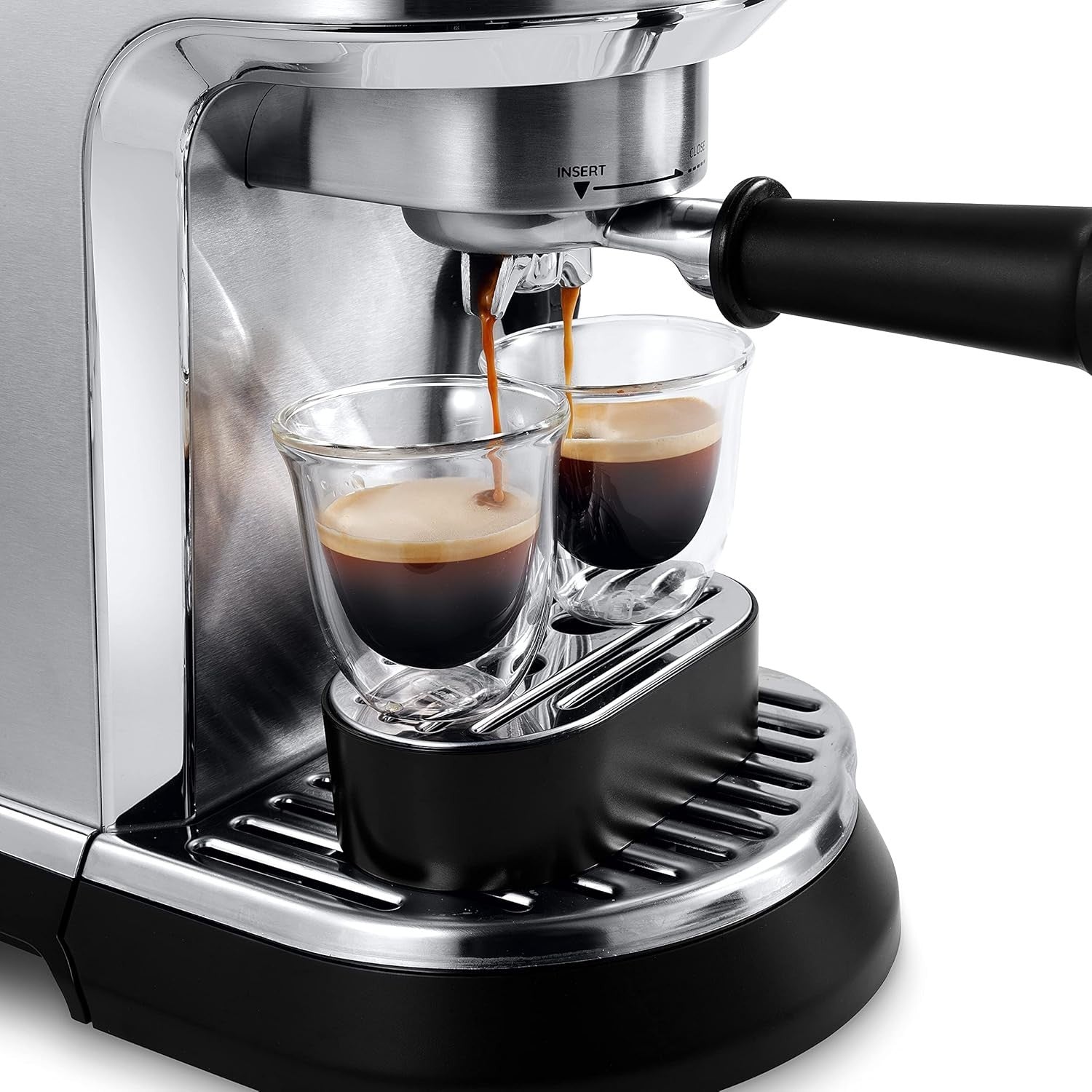 Compact Espresso Coffee Machine | 15-Bar Pump | Auto Steam Wand | Milk Frother