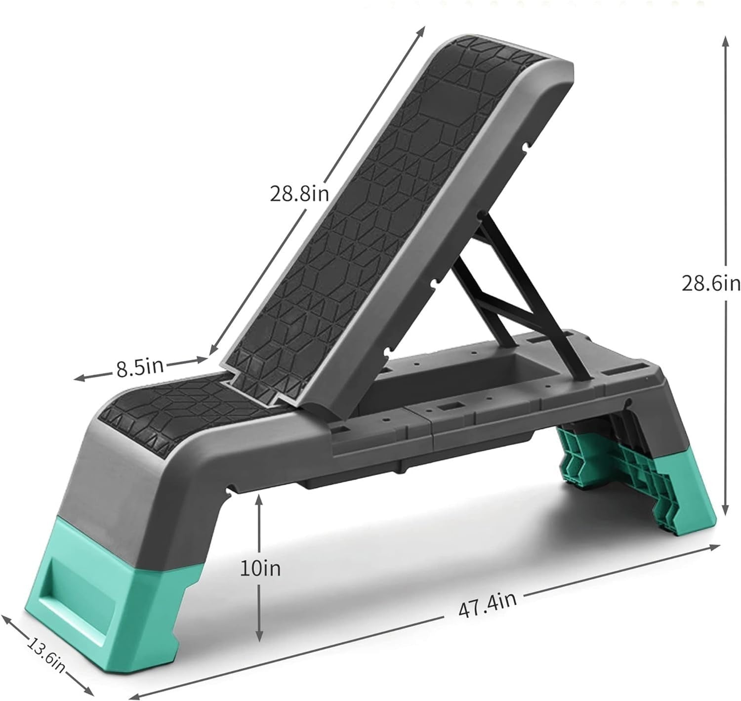 Adjustable Aerobic Deck Workout Platform Foldable Home Gym Trainer