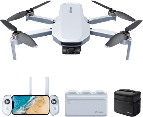 4K Drone w/ 3-Axis Gimbal 6KM Range 96Min Flight Visual Tracking Auto Return