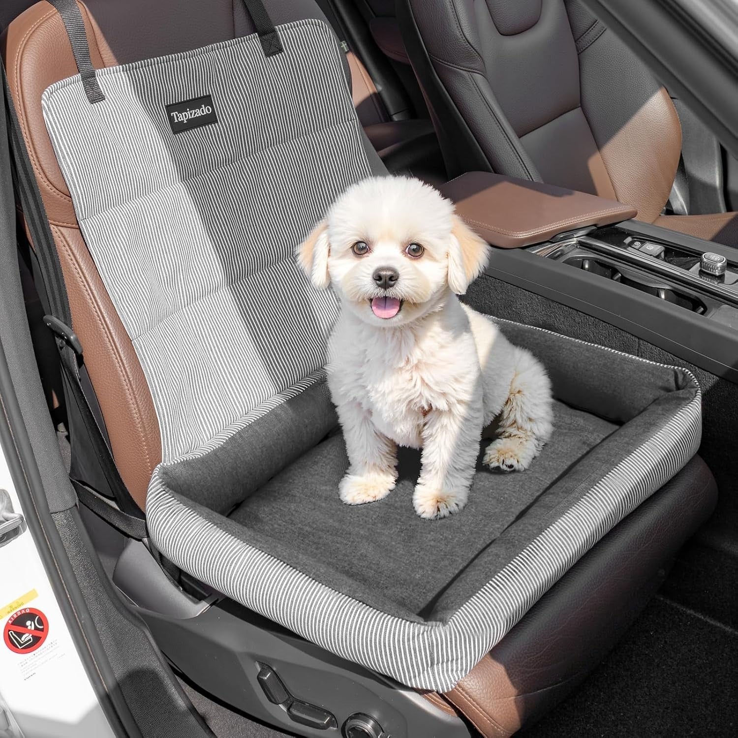 Dog Car Seat Booster Bed Soft Cushion Travel Pet Carrier 25lbs
