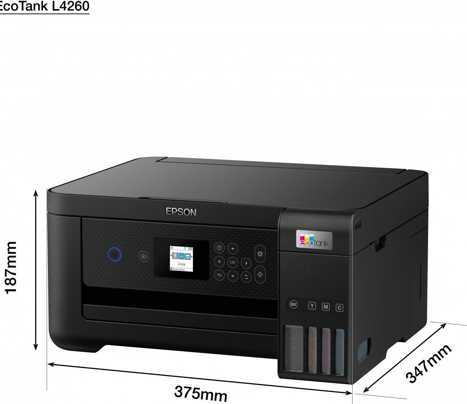 A4 Wi-Fi Duplex All-in-One Ink Tank Printer Black – High-Speed Printing