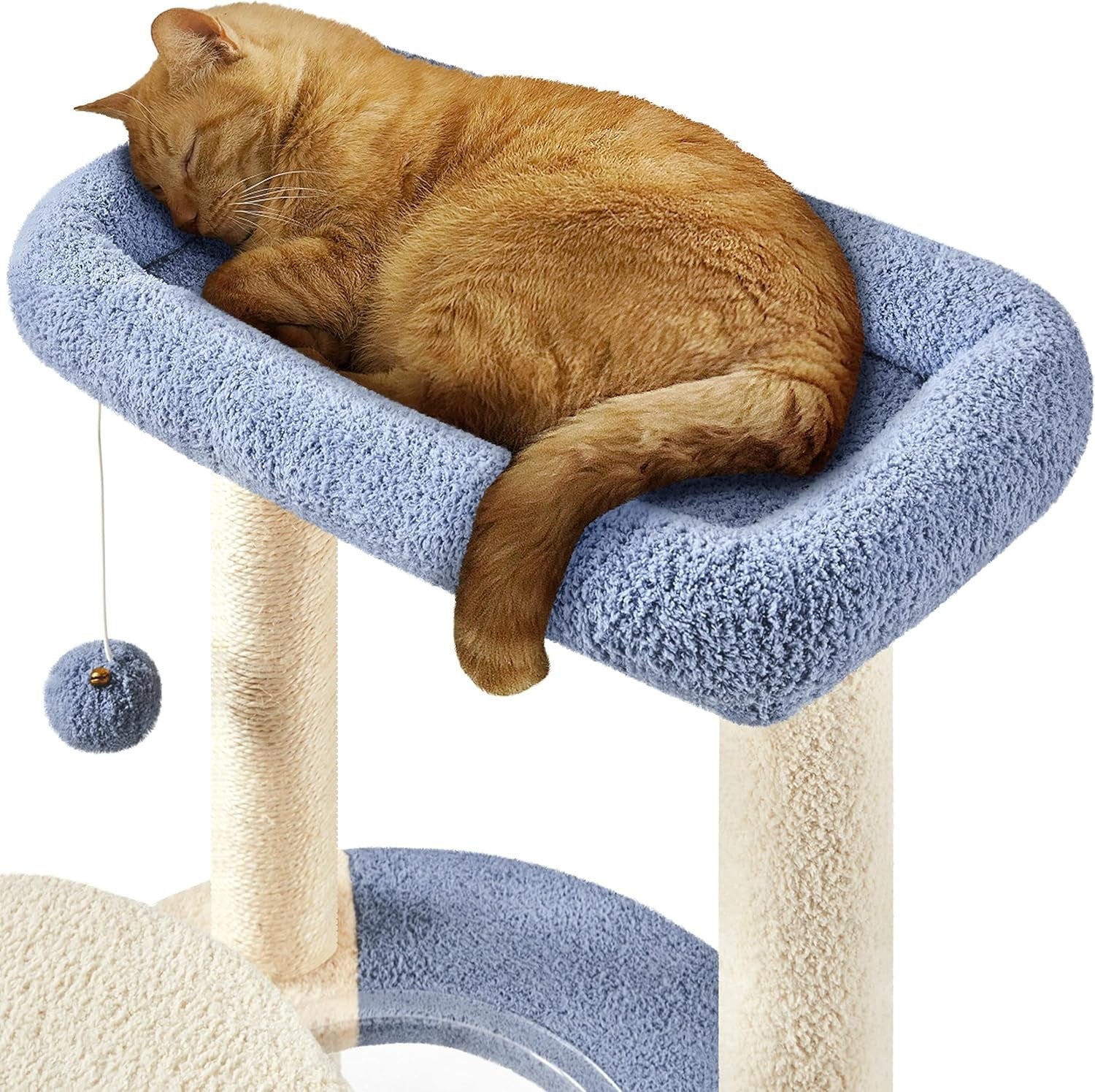 90cm Cat Tree Tower with Perches Scratching Posts Indoor Cats Condo