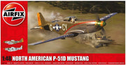 1:48 WWII Mustang Fighter Model Kit w/ Sprues Decals – Hobby Build Set