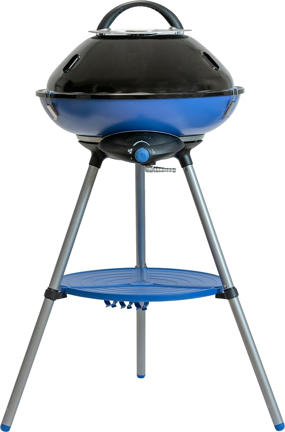 Portable Gas Party Grill 600 Outdoor Camping BBQ Stove Cooker Multi-Use Blue