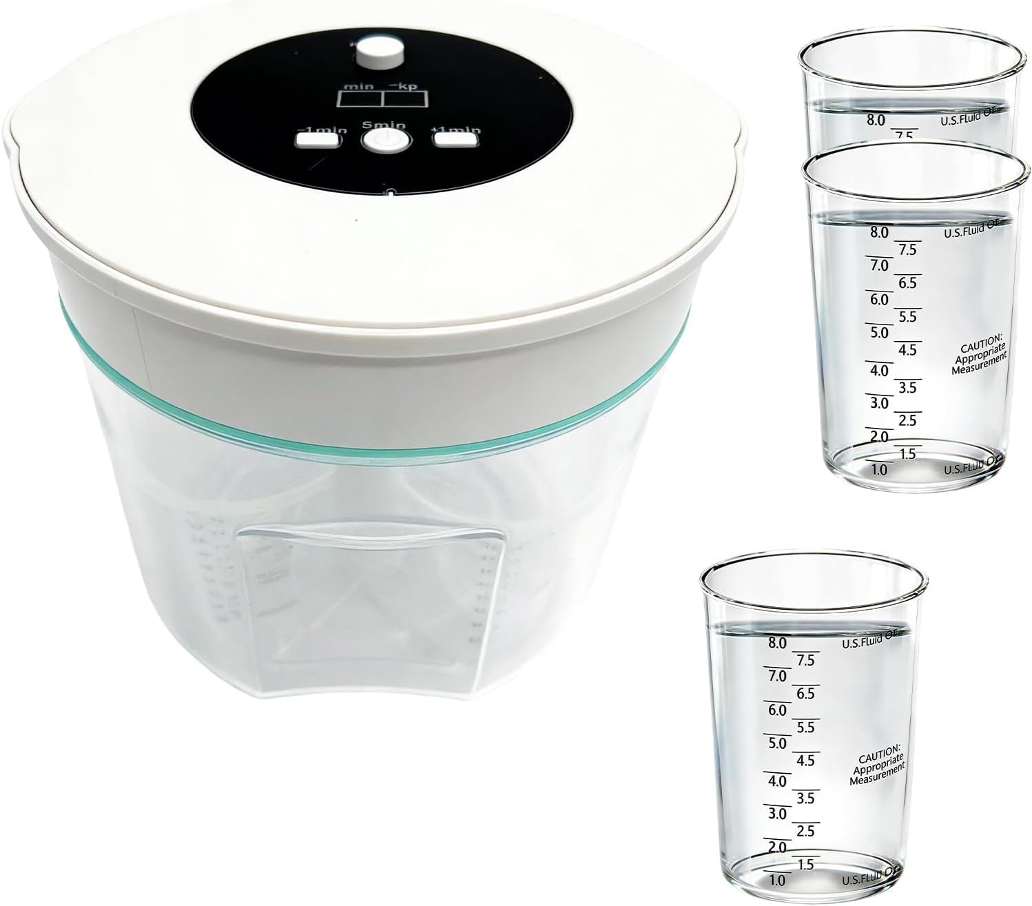 3L Resin Bubble Remover Vacuum Chamber 95kPa Timer