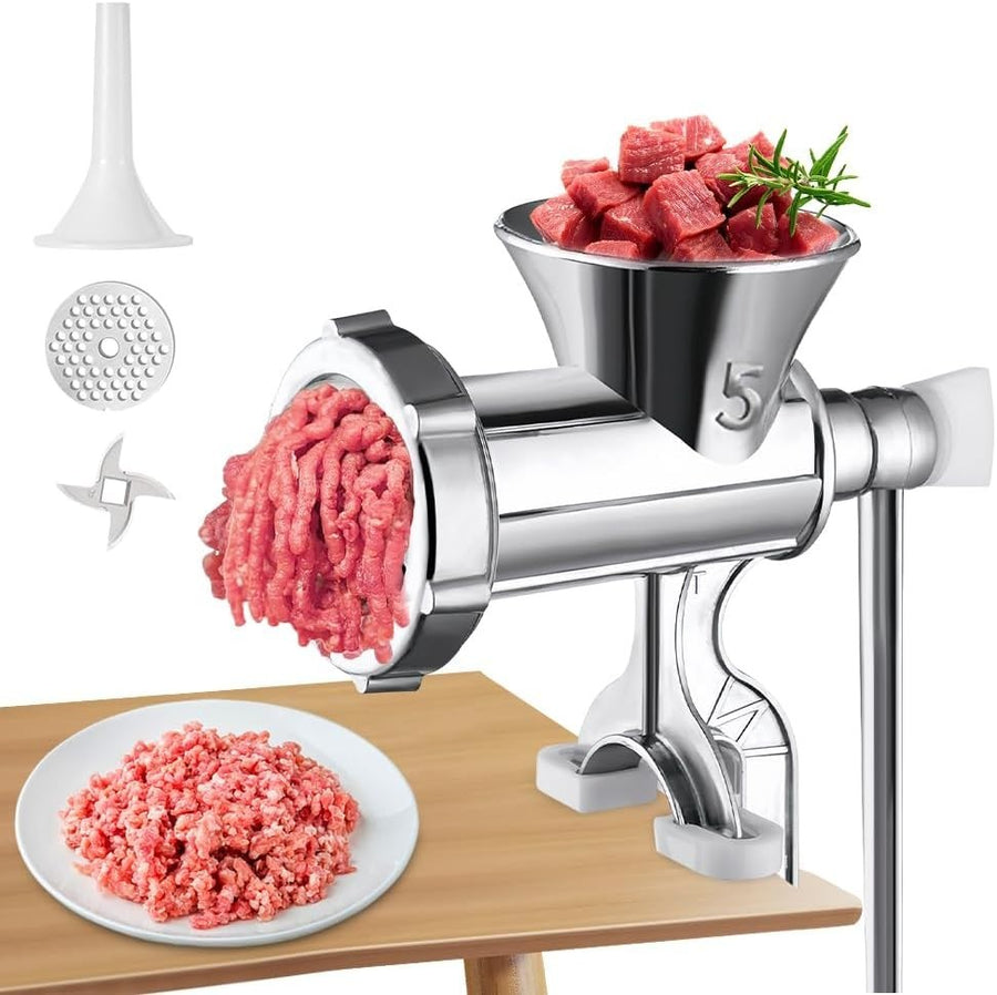 Manual Meat Grinder Mincer Sausage Maker Kitchen Food Processor Clamp