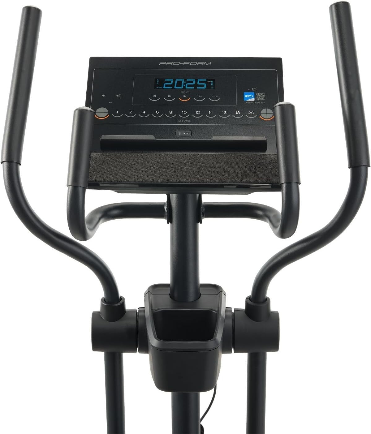 Elliptical Cross Trainer for Home Gym, 20 Resistance Levels, LCD Display